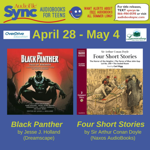 April 28- may 4, Black Panther and Four Short Stories