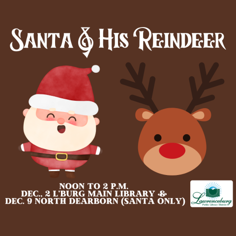 Santa and his reindeer